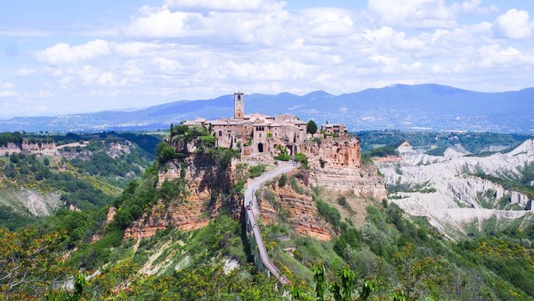 ▲義大利天空之城 白露里治奧 Civita di Bagnoregio。（圖／F's Blog 失婚媽的生存日記）