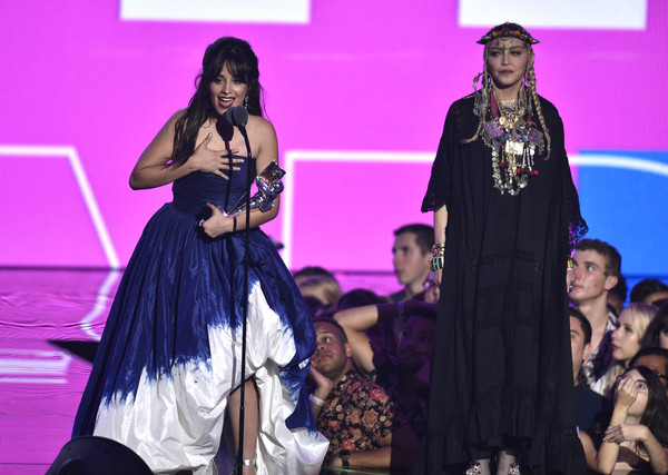 2018 MTV音樂錄影帶大獎（VMA）卡蜜拉（Camila Cabello）。（圖／達志影像／美聯社）