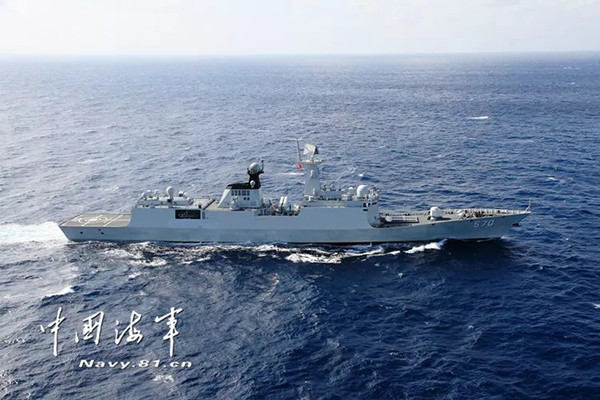 ▲解放軍黃山艦赴澳洲　首次參加「卡卡杜－2018」軍演。（圖／中國海軍網）