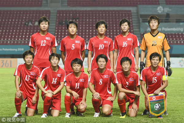 ▲北韓女足。（圖／CFP）