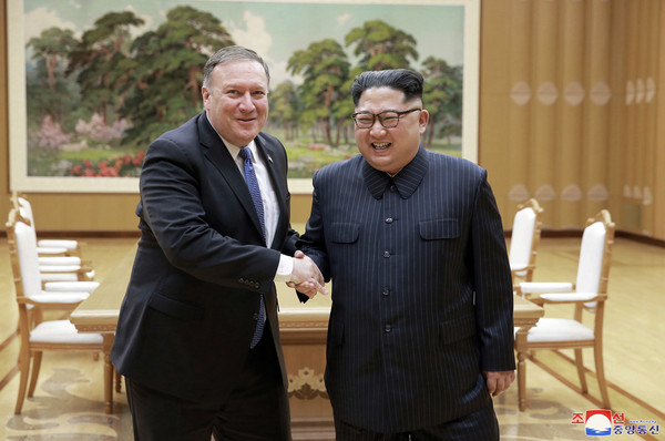 ▲▼ 北韓領導人金正恩、美國國務卿蓬佩奧（Mike Pompeo）。（圖／達志影像／美聯社）