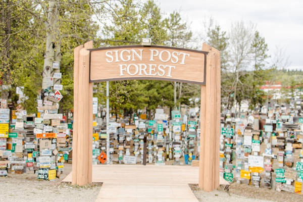 ▲加拿大奇蹟森林Sign Post Forest。（圖／小虎食夢網）