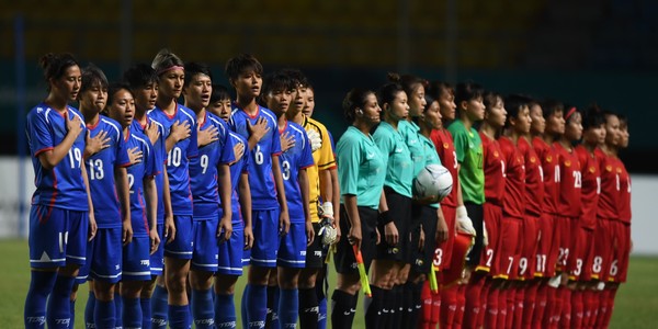 ▲▼    亞運女足中華隊擊敗越南挺進四強 。（圖／亞運提供）