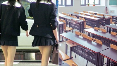 花千萬防走光...釜山教育廳砸錢裝隔板　被罵別強迫穿裙子才對吧