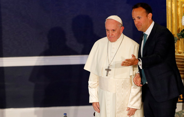 ▲▼天主教教宗方濟各（Pope Francis）訪愛爾蘭。（圖／路透社）