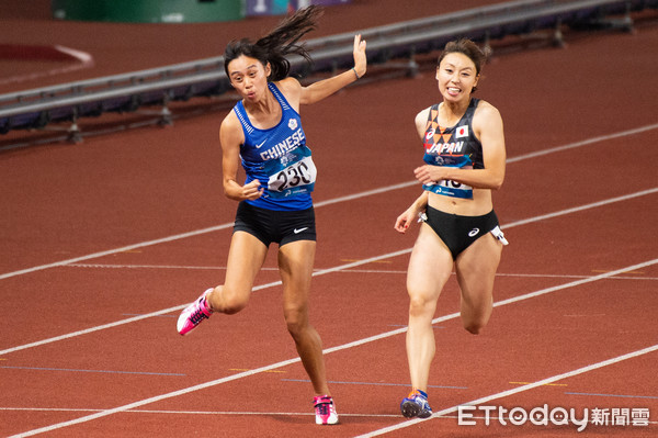 ▲▼2018雅加達亞運,亞運田徑女子100公尺預賽,中華隊陳菀玫。（圖／記者季相儒攝）