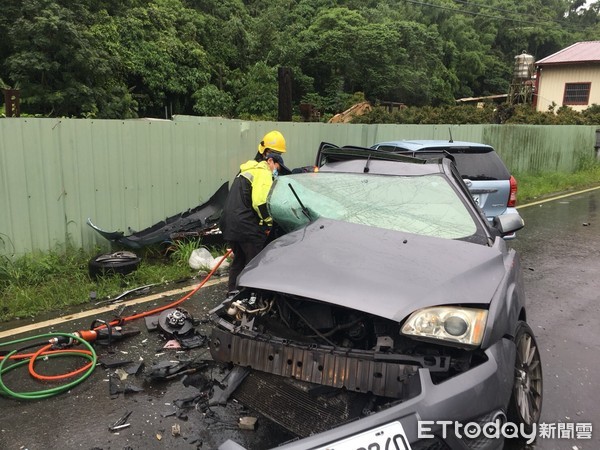 ▲▼  嘉義竹崎車禍           。（圖／記者宋德威翻攝）