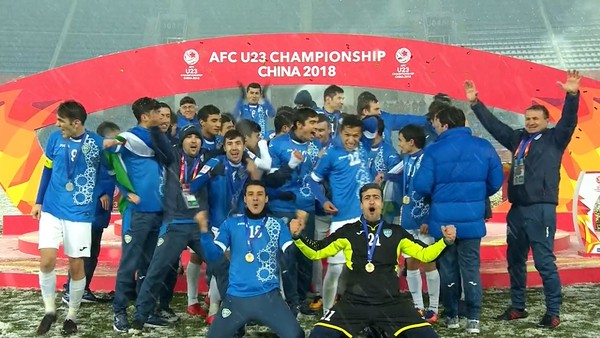 ▲烏茲別克在今年U23錦標賽取得冠軍，亞運將對決南韓。（圖／翻攝自AFC官網）