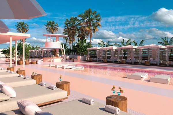 ▲粉色藝術飯店Paradiso Ibiza Art Hotel（圖／翻攝自paradiso_ibiza IG）