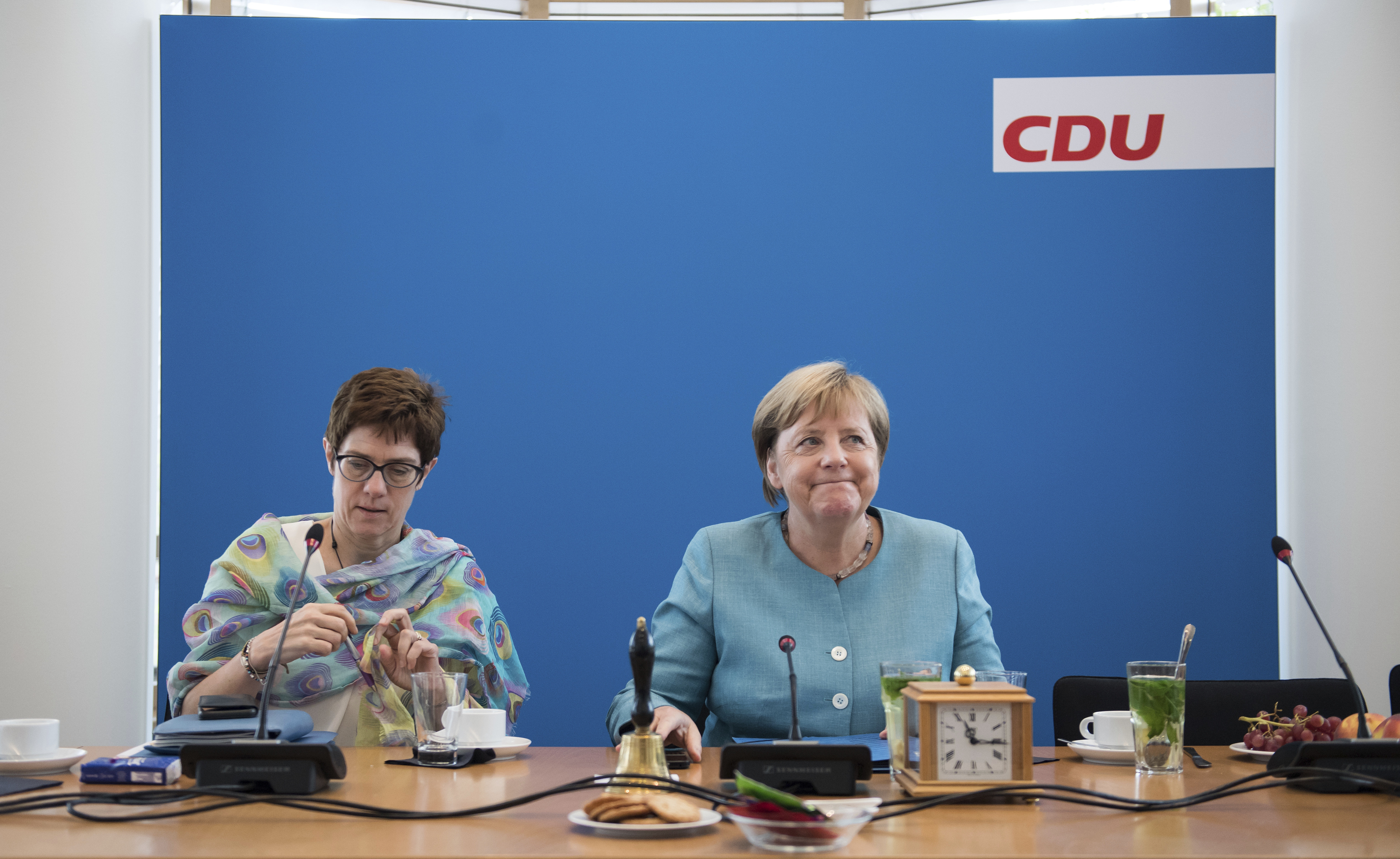 ▲▼梅克爾,CDU,基督教民主聯盟黨,德國（圖／達志影像／美聯社）