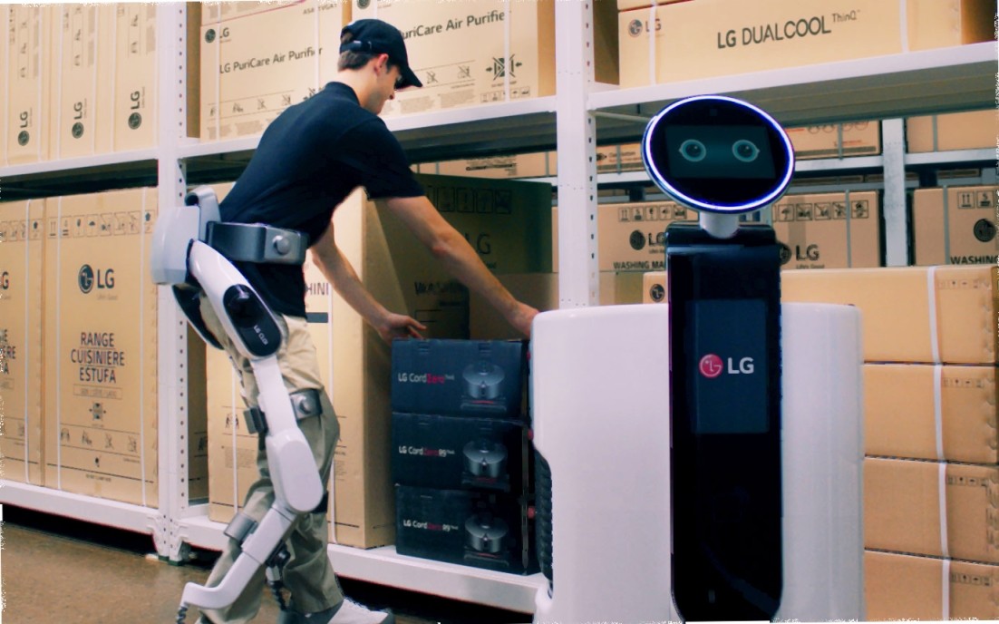 ▲醫療新里程碑！LG推出穿戴式機器人CLOi SuitBot  。（圖／LG）