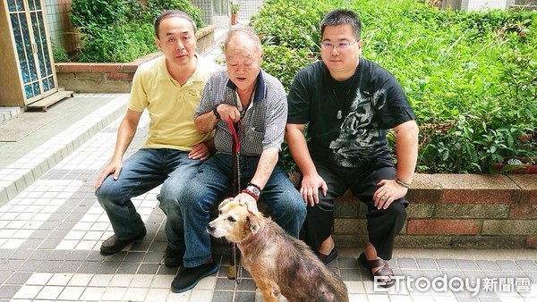 ▲ 89歲老榮民忍痛送走愛犬 動保處照生會公私協力收容安養。（圖／記者郭世賢翻攝）