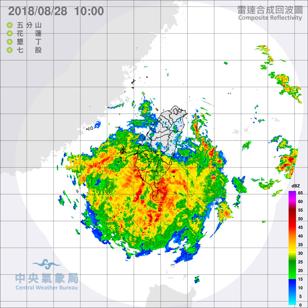 ▲西南氣流中部移動，雲嘉南都要留心局部豪雨、大雨。（圖／翻攝中央氣象局網站）