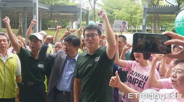 ▲民進黨台北市長參選人姚文智。（圖／記者蔣婕妤攝）