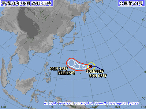 ▲▼燕子颱風。（圖／日本氣象廳、中央氣象局）