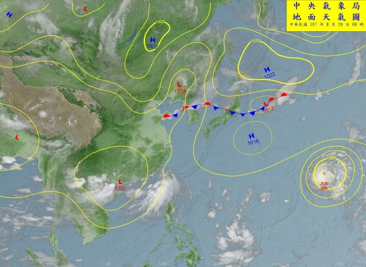 ▲▼燕子颱風。（圖／日本氣象廳、中央氣象局）