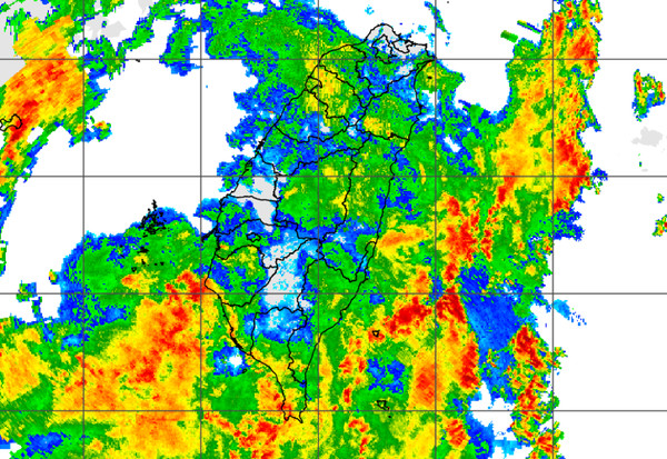 ▲▼大雨特報。（圖／中央氣象局）