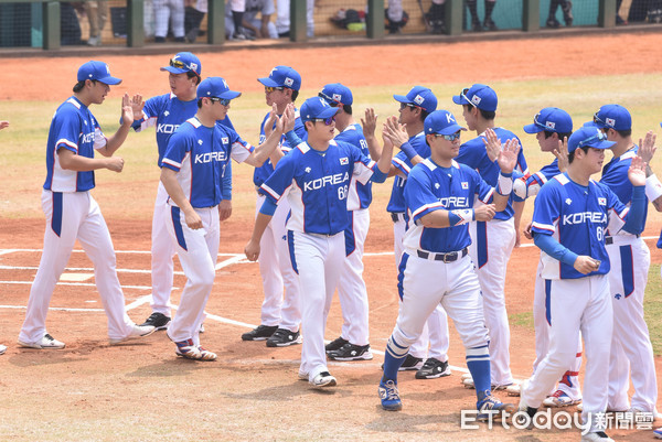 ▲▼2018雅加達亞運,棒球,韓國隊。（圖／記者李毓康攝）