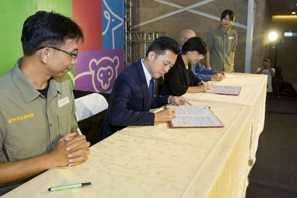 ▲奧克蘭動物園正式成爲新竹市立動物園第一個國外姐妹園。