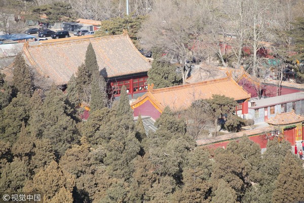 ▲景山公園是北京城最高的公園，富察皇后停靈處「觀德殿」位於公園內北側。（圖／CFP）