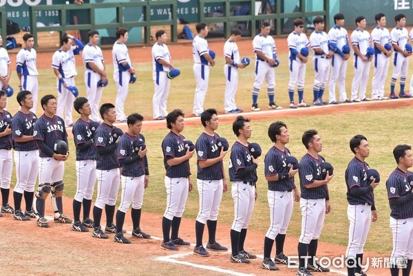 ▲亞運棒球冠軍戰，日本對韓國，。（圖／記者李毓康攝）