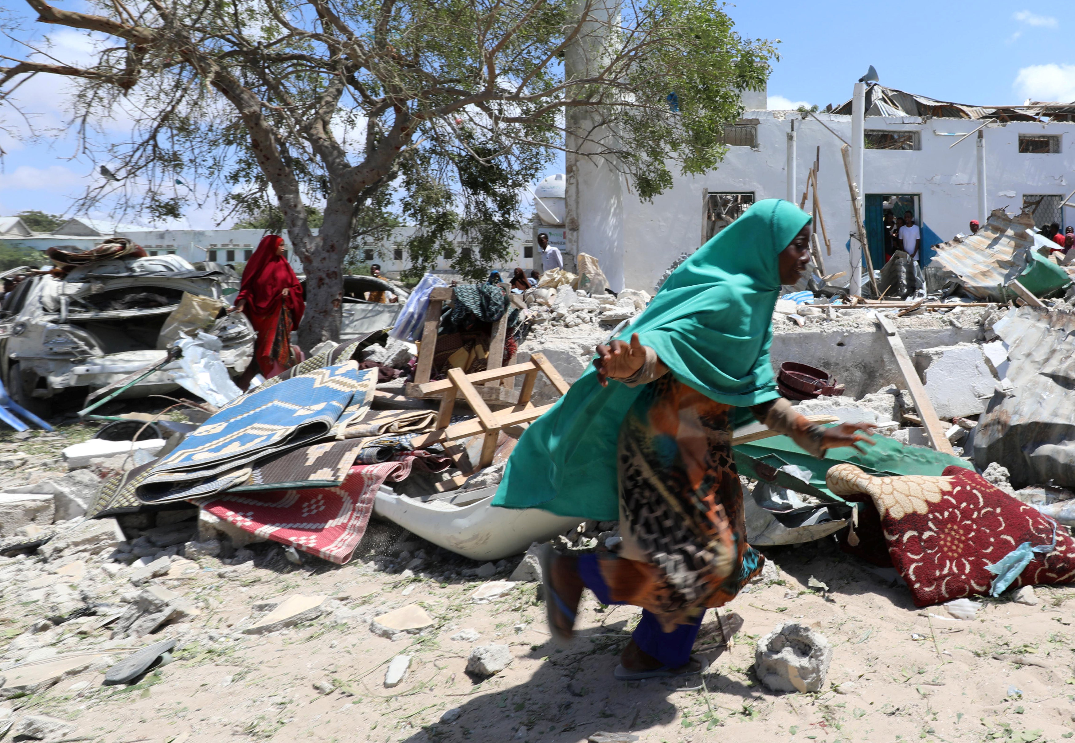 ▲東非索馬利亞發生自殺炸彈攻擊。（圖／路透社）