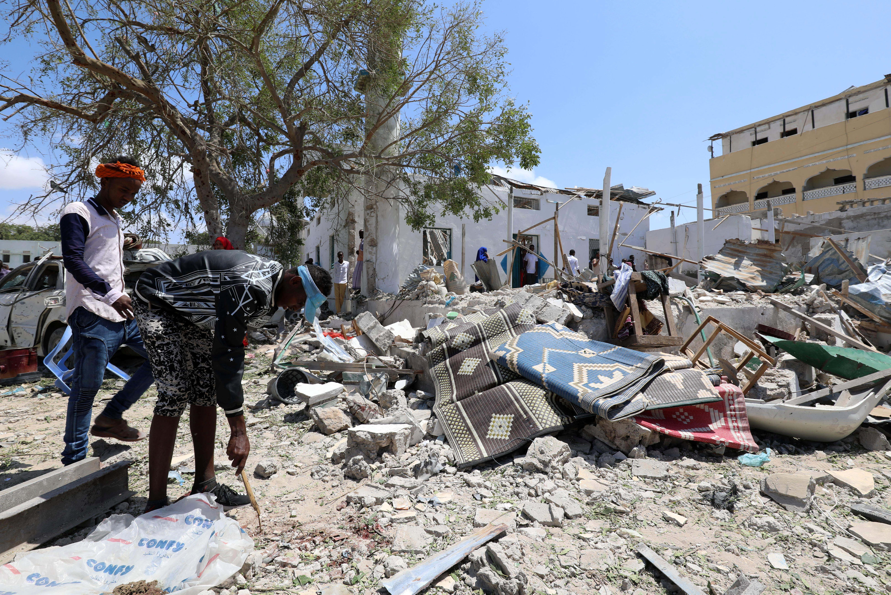 ▲東非索馬利亞發生自殺炸彈攻擊。（圖／路透社）