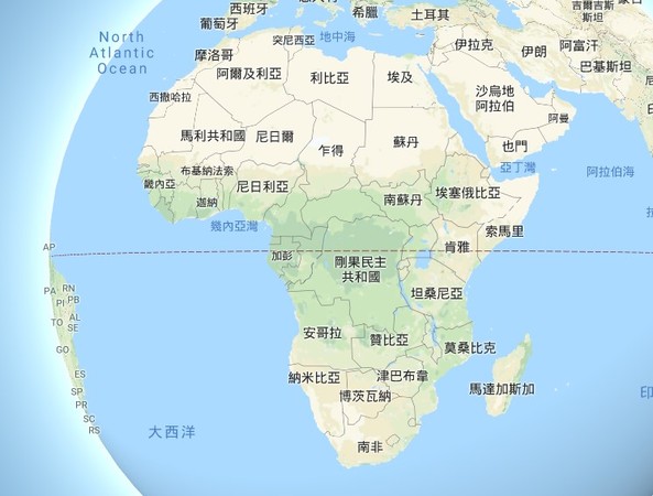 ▲▼大陸學者提出非洲四小龍概念。（圖／翻攝自Google Map）