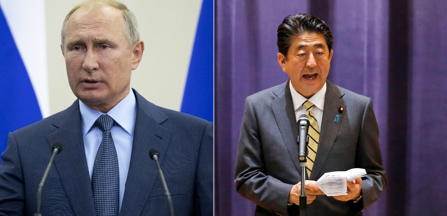 ▲▼普丁、安倍晉三（圖／路透）