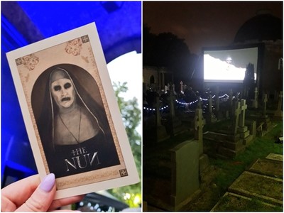 《鬼修女》午夜首映辦在墓園！　觀眾嚇到慘叫拔腿逃