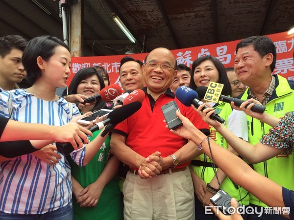 ▲民進黨新北市長候選人蘇貞昌。（圖／蘇貞昌競選辦公室提供）