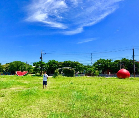 ▲觀音蓮園 農情蜜意裝置藝術區。（圖／Zoe吃遊記 旅遊景點打卡美食分享介紹）