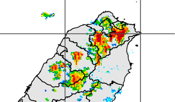 ▲▼大雨特報。（圖／中央氣象局）