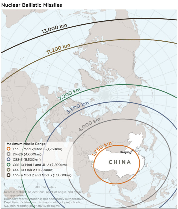 ▲▼美國國防部預估的中國軍力。（圖／翻攝自《2018年中國軍力報告》）