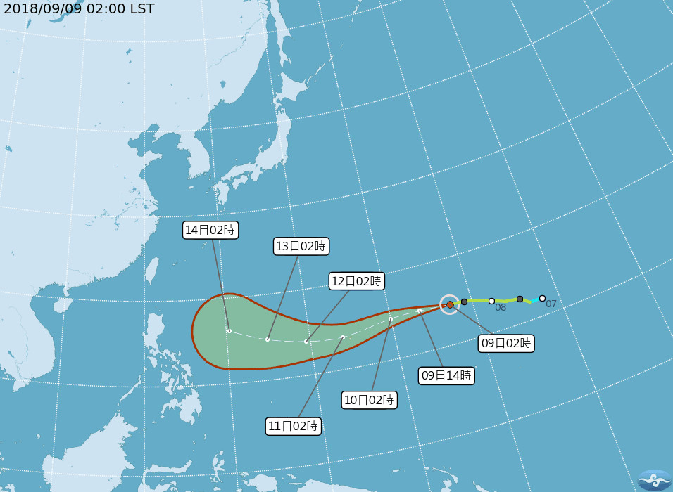 天氣圖。（圖／氣象局）