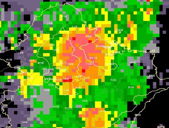 ▲▼快訊／北部「強降雨區」曝光！累積雨量上升中　警報持續發布。（圖／翻攝鄭明典臉書、氣象局）
