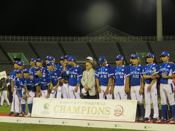 ▲U18亞青棒球賽韓國奪冠。（圖／翻攝自Baseball Federation of Asia臉書）