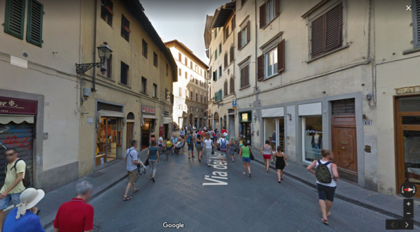 ▲▼義大利佛羅倫斯Via de’ Neri街景（圖／翻攝自Googl地圖）