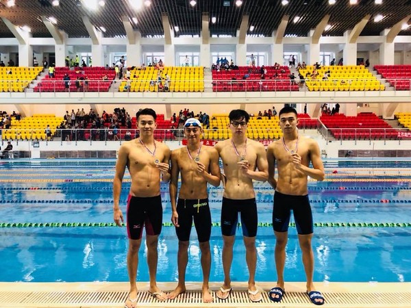 ▲新竹市游泳小將獲10金10銀13銅及四項破大會記錄的佳績。
