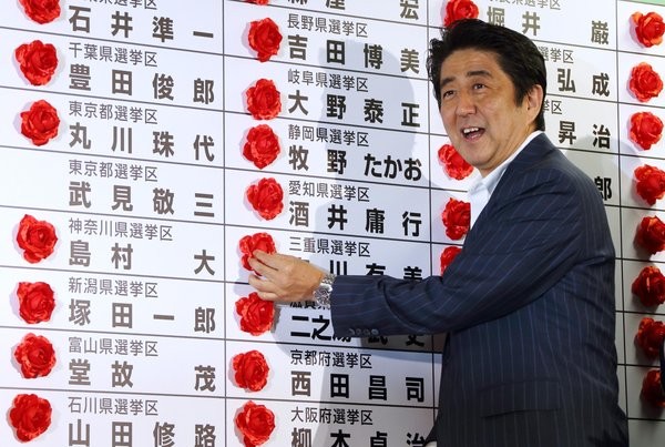 參議院選舉大勝！日本首相安倍晉三掌控參、眾兩院。（圖／CFP）