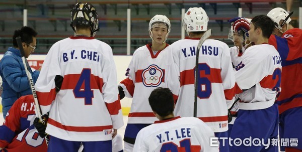 ▲中華U20冰球隊練習。（圖／記者張克銘攝）