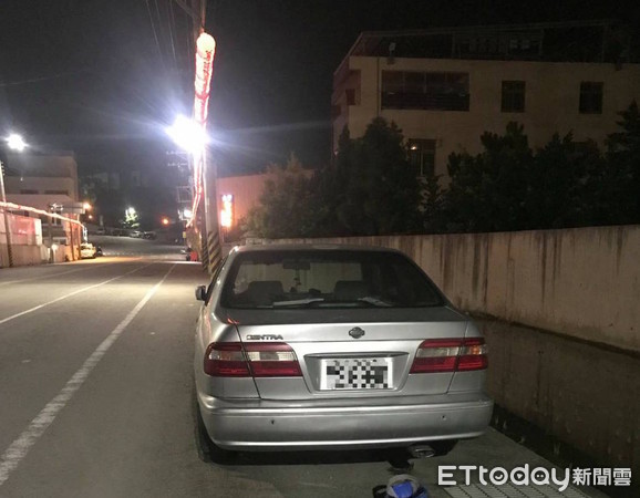 ▲警尋獲莊婦兒子所駕駛車輛。（圖／記者陳玉翻攝）