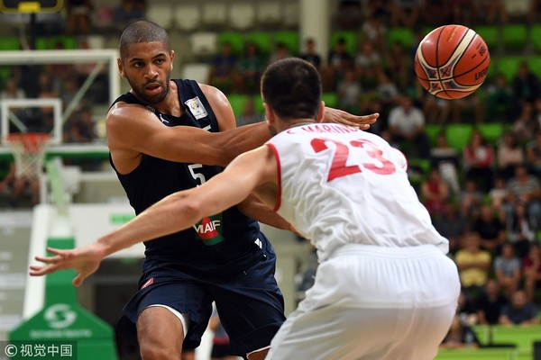 ▲法國男籃在NBA球星巴圖領軍下，意外敗給保加利亞。（圖／CFP）