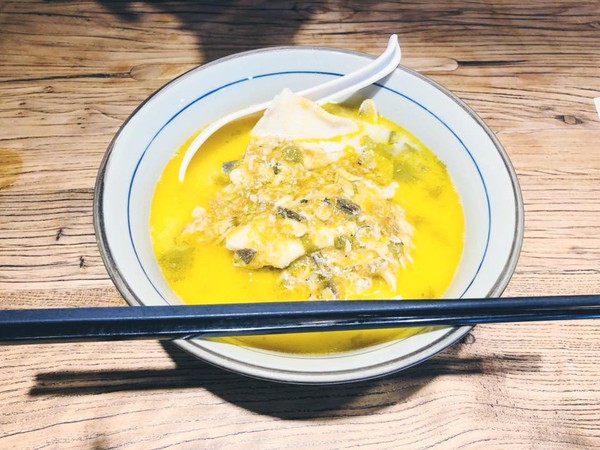 ▲上海蟹黃魚。（圖／旅途中。食。玩。散策）