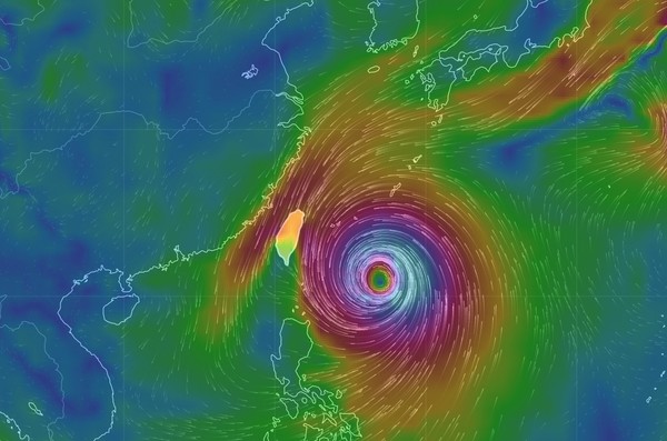 ▲▼秋颱「潭美」生成。（圖／中央氣象局）