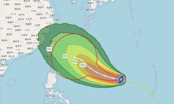 ▲▼潭美關鍵北轉「棒棒糖」路徑圖！美專家：恐成超級颱風，台灣到日本警戒。（圖／中央氣象局）