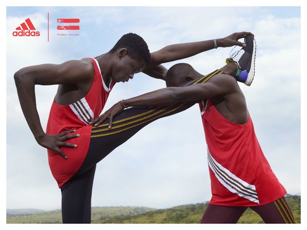 ▲adidas攜手Pharrell Williams推出全新SOLARHU系列，向非洲長跑文化致敬。（圖／品牌提供）