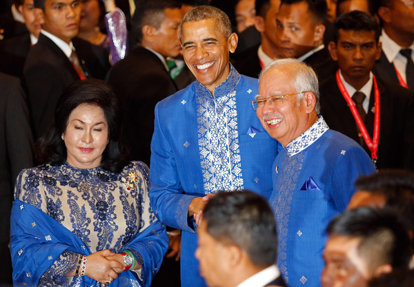 ▲▼ 馬來西亞前首相納吉與妻子羅斯瑪（Rosmah Mansor）。（圖／達志影像／美聯社）