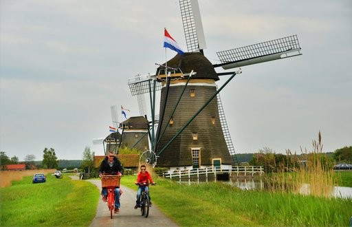 ▲▼荷蘭騎自行車示意圖。（圖／達志影像／美聯社）