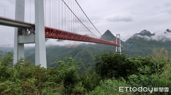 ▲▼  貴州省台辦，橋樑博物館，垻陵河大橋。（圖／記者王佩翊攝）